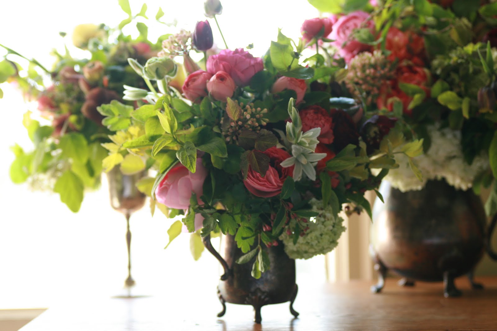 Bouquets of flowers