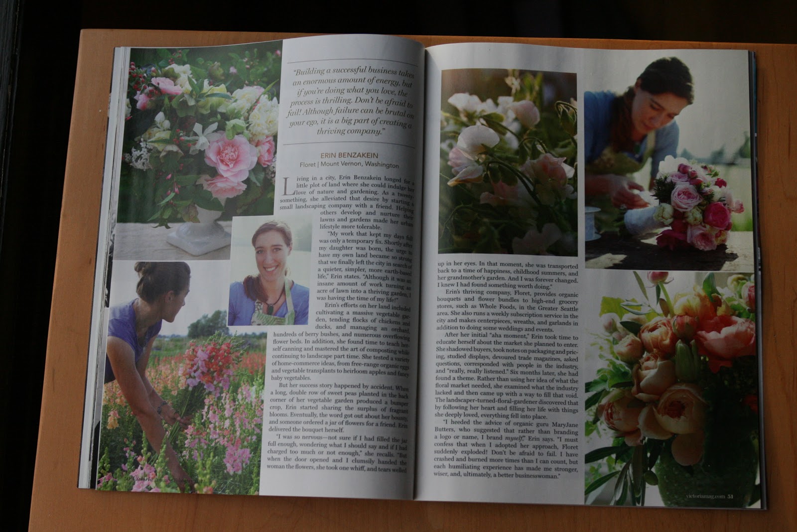 Floret in Victoria Magazine