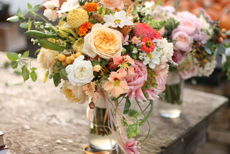 Seasonal flower bouquets