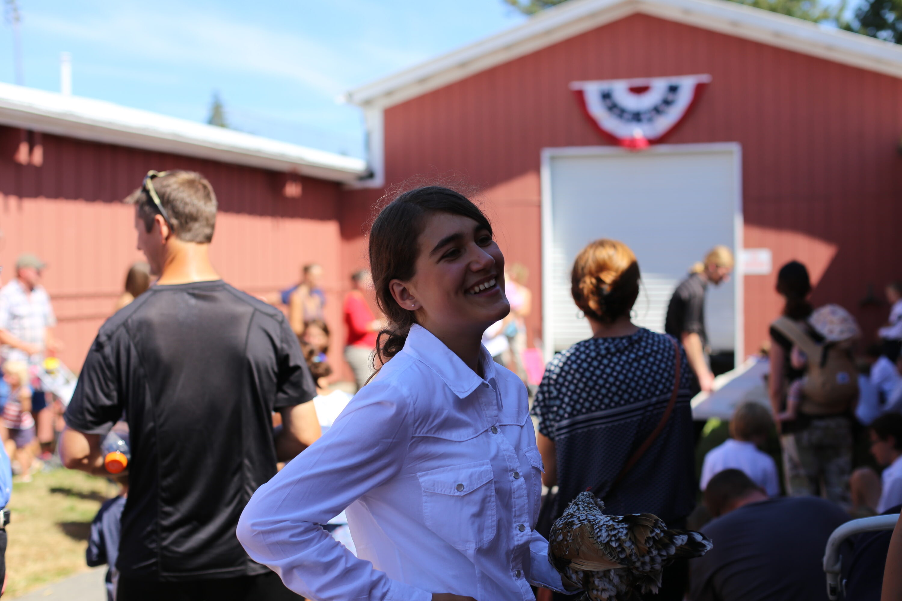 Elora Benzakein at the county fair