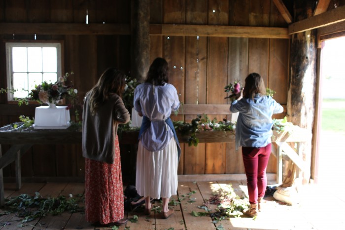 Amy Merrick teaching Foret girls