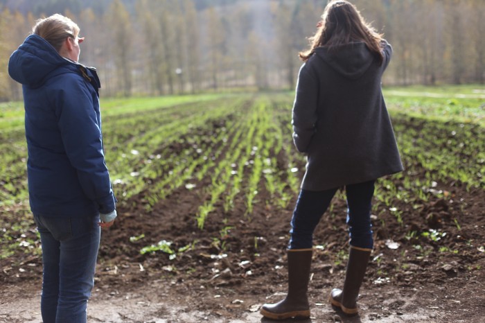 Wayward Spark and I touring Gathering Together Farm