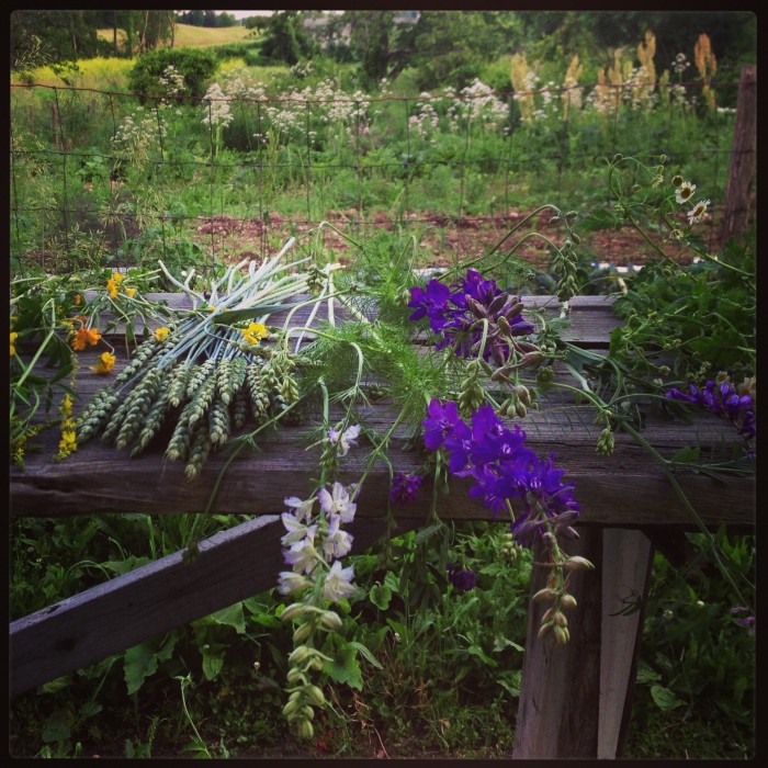 outside the future flower shop at Farmhand Flowers