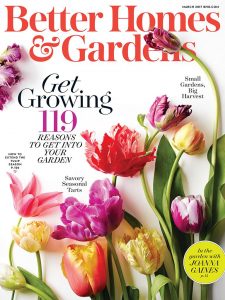 Better Homes and Gardens March 2017 magazine cover