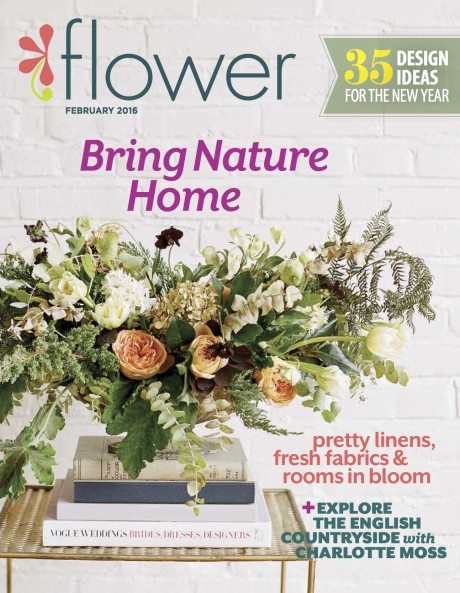 Flower magazine February 2016 cover