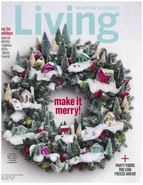 Martha Stewart Living December 2014 magazine cover