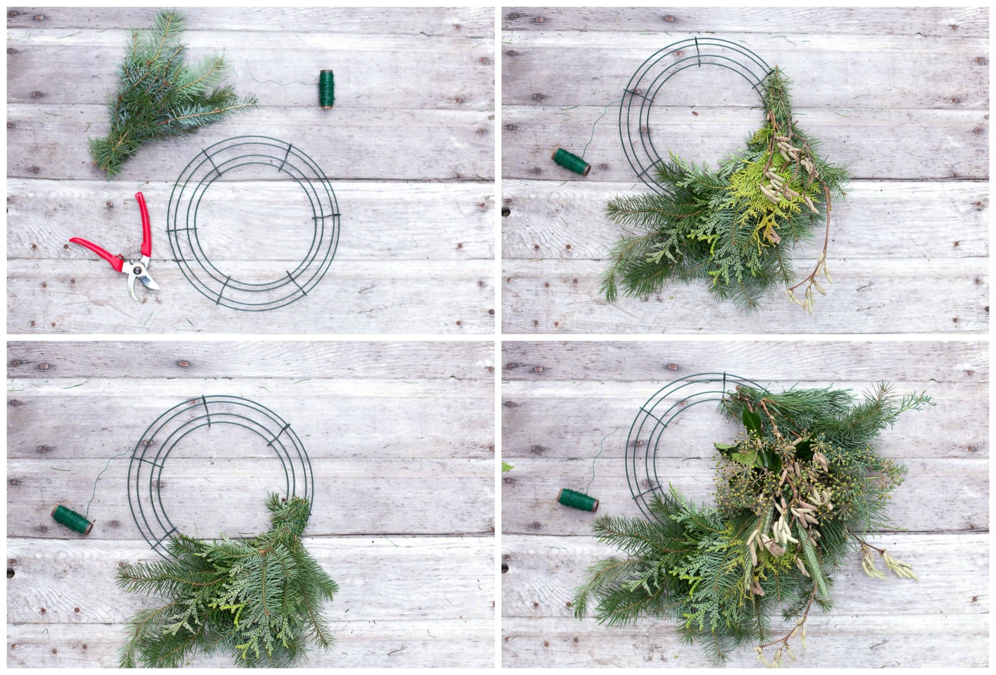 wreath steps