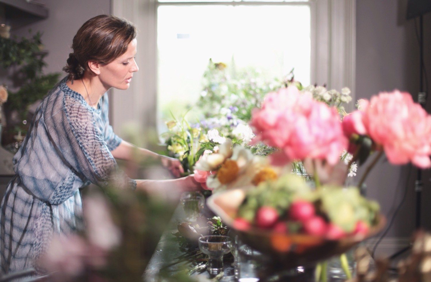 la musa de las flores Gabriela Salazar