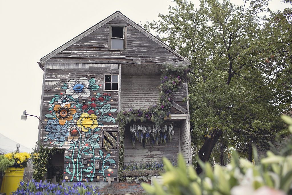 Flower House in Detroit