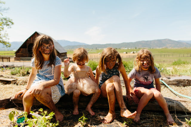 Five Marys kids on Floret Blog