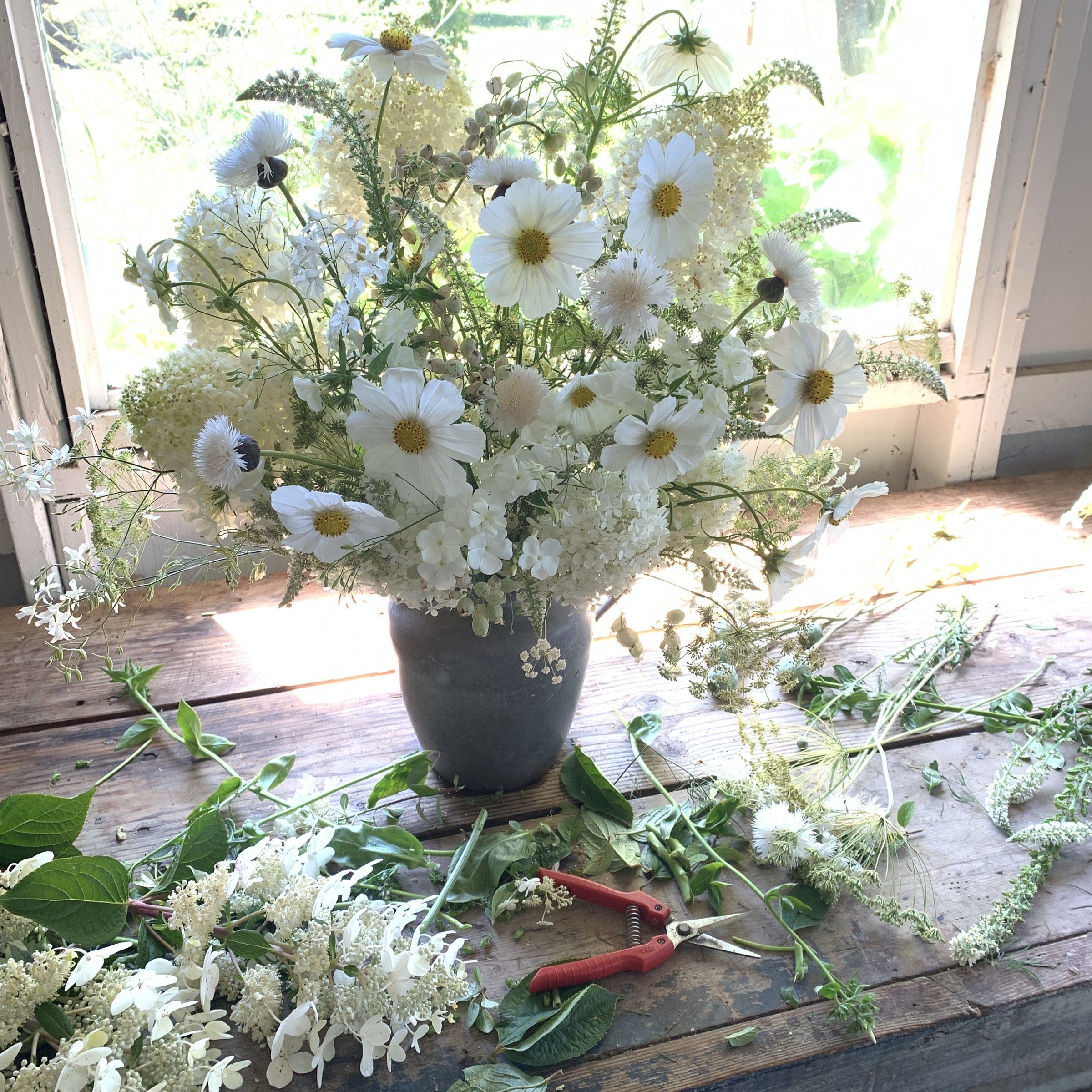 An arrangement of flowers