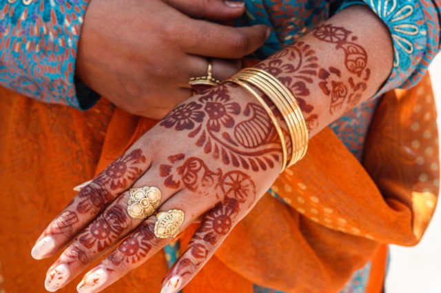 Henna design Patterns of India
