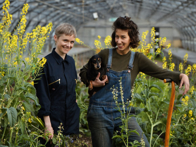 Marianne Mogendorff and Camila Klich of Wolves Lane Flower Company