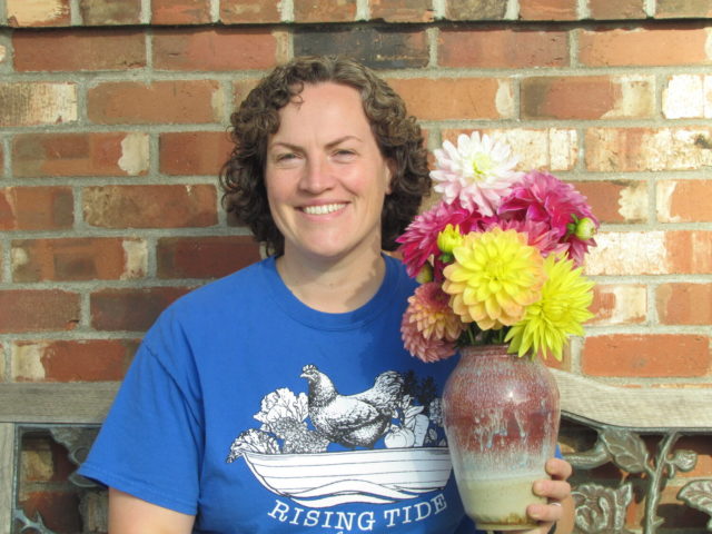 Floret Scholarship winner Sarah Dolan of Rising Tide Farm in Juneau, Alaska