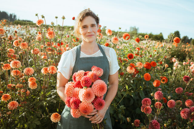 Galena Berkompas of Micro Flower Farm