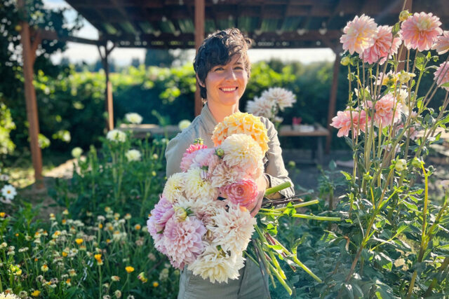 Chelsea Willis, owner of Sweet Delilah Farm