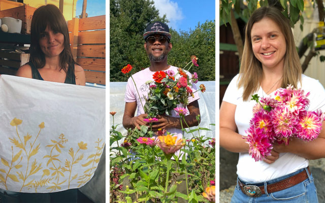 Collage photo of three 2022 Floret Scholarship winners