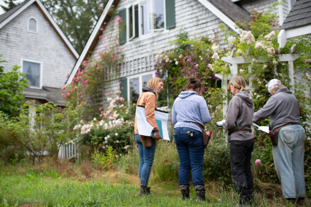 El equipo Floret visita los jardines de rosas de Anne Belovich e intenta identificar plantas