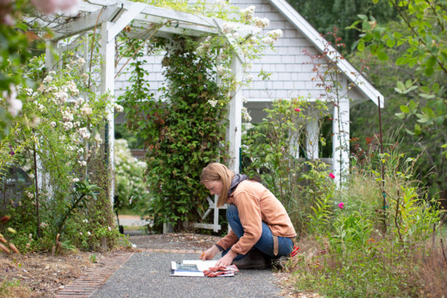El equipo Floret visita los jardines de rosas de Anne Belovich e intenta identificar plantas
