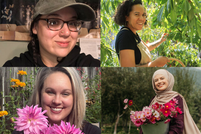 Collage photo of four 2024 Floret Scholarship winners