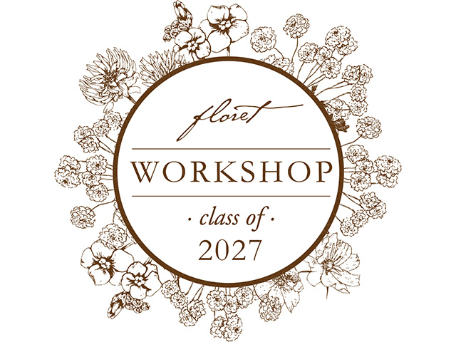 Floret Online Workshops 2026 alumni badge
